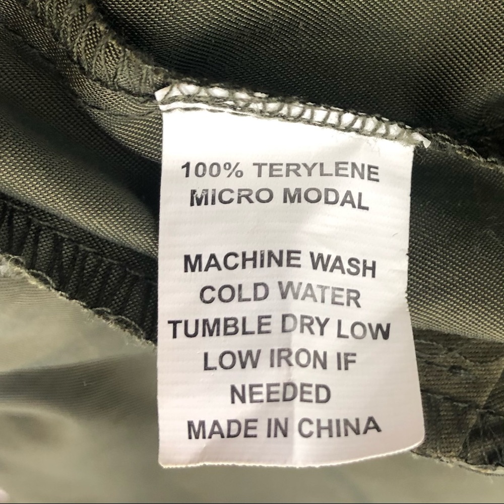 Brandy Melville Utility Cargo Jacket Olive Green - Picture 8 of 11